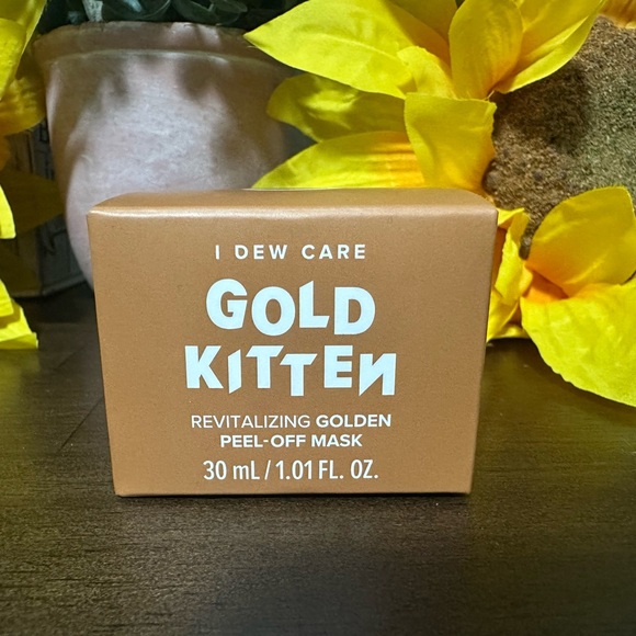 I Dew Care Gold Kitten Revitalizing Golden Peel-Off Mask - NEW - Picture 2 of 10